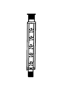 Coluna Vigreux com camisa exterior